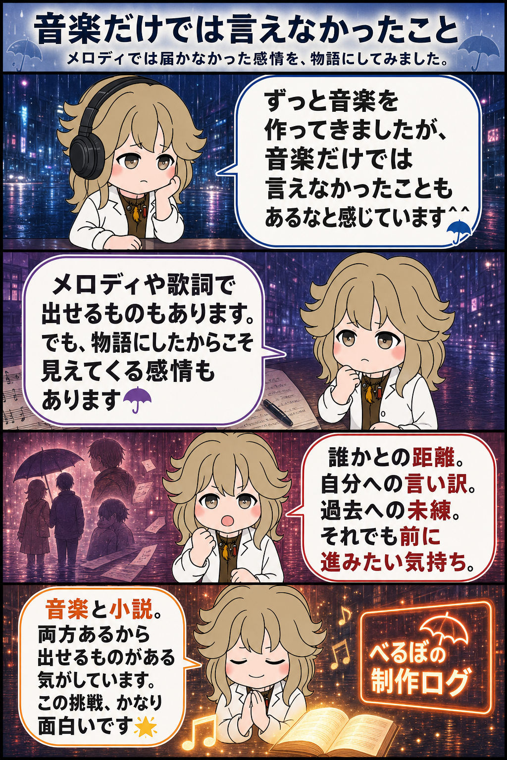 音楽だけでは言えなかったこと