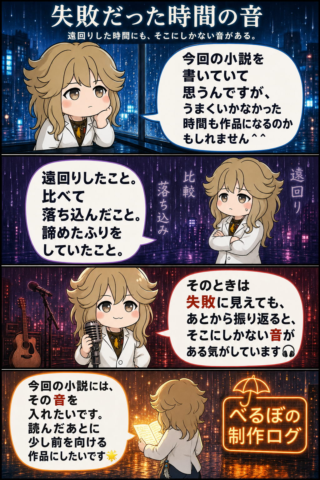 失敗だった時間の音