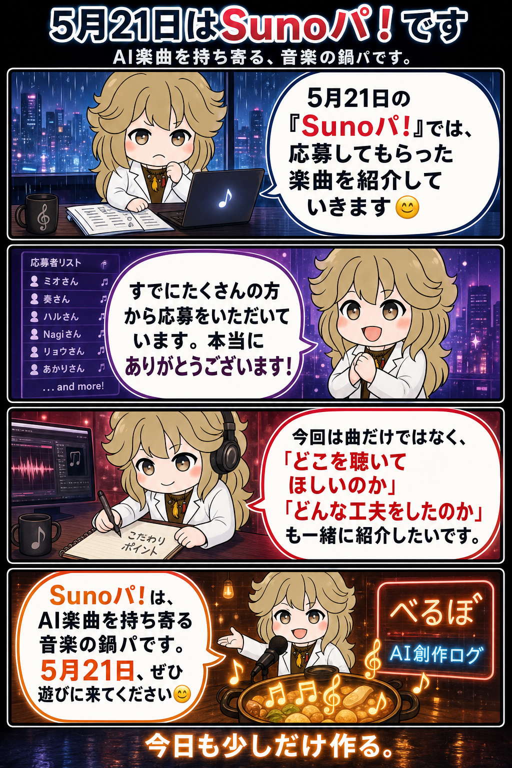 5月21日はSunoパ！です