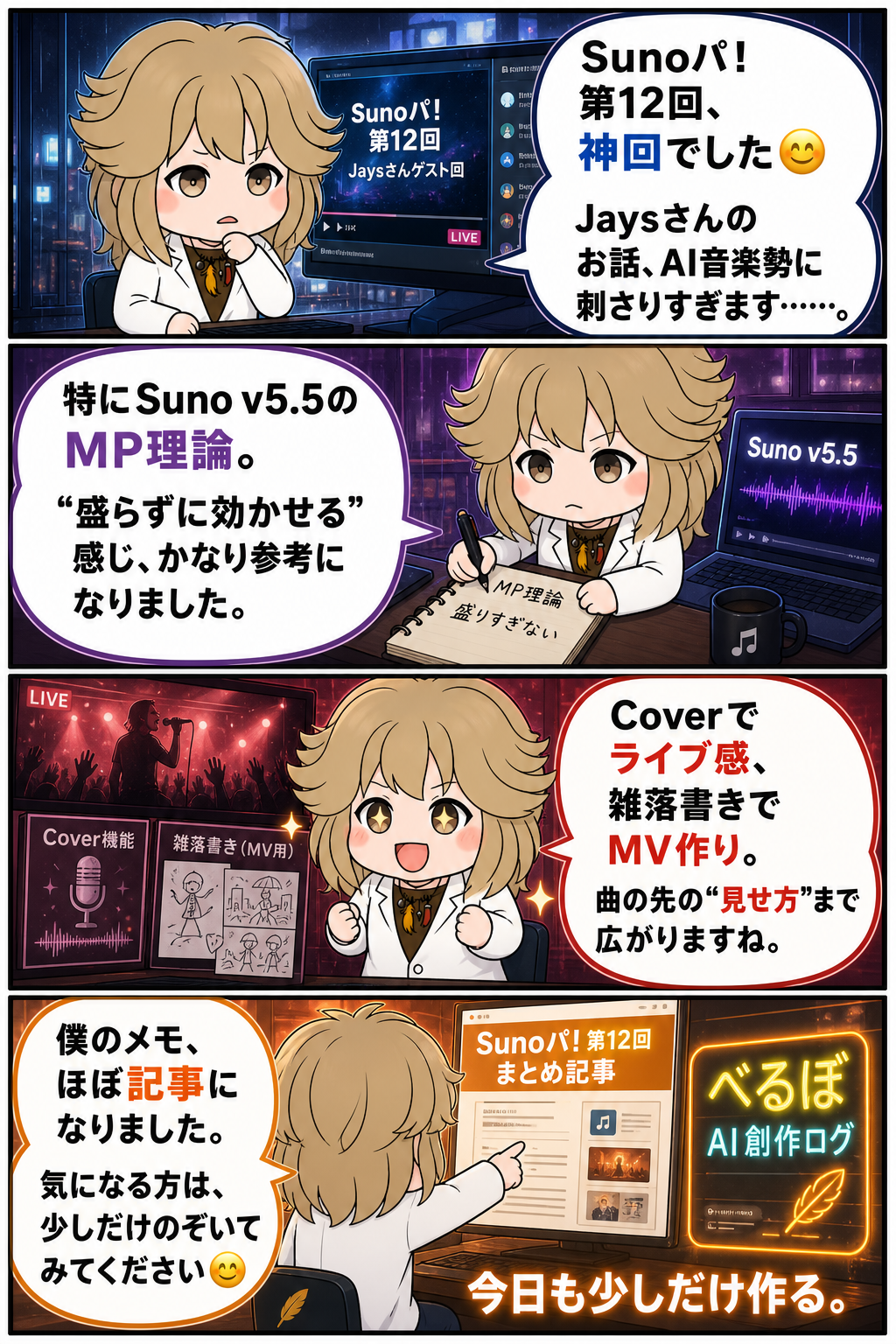 Sunoパ！第12回、神回でした