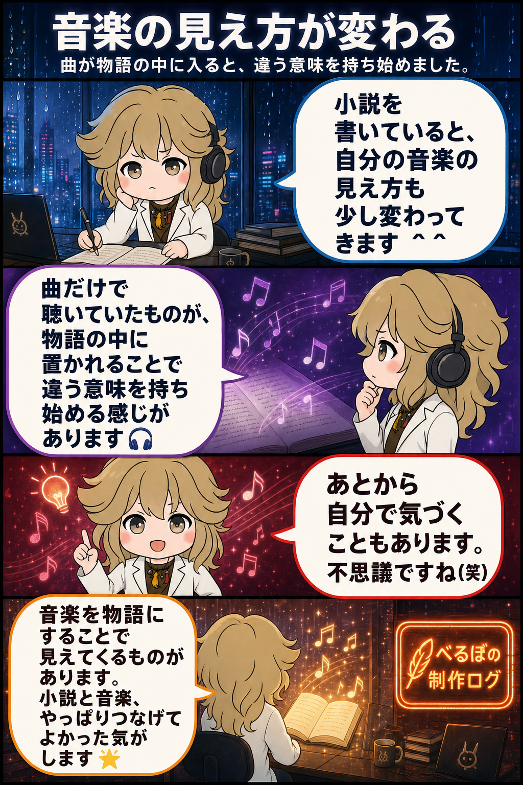 音楽の見え方が変わる