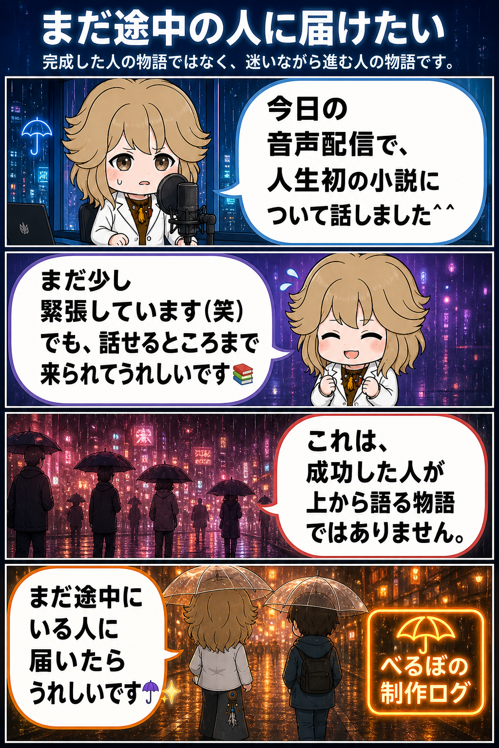 まだ途中の人に届けたい