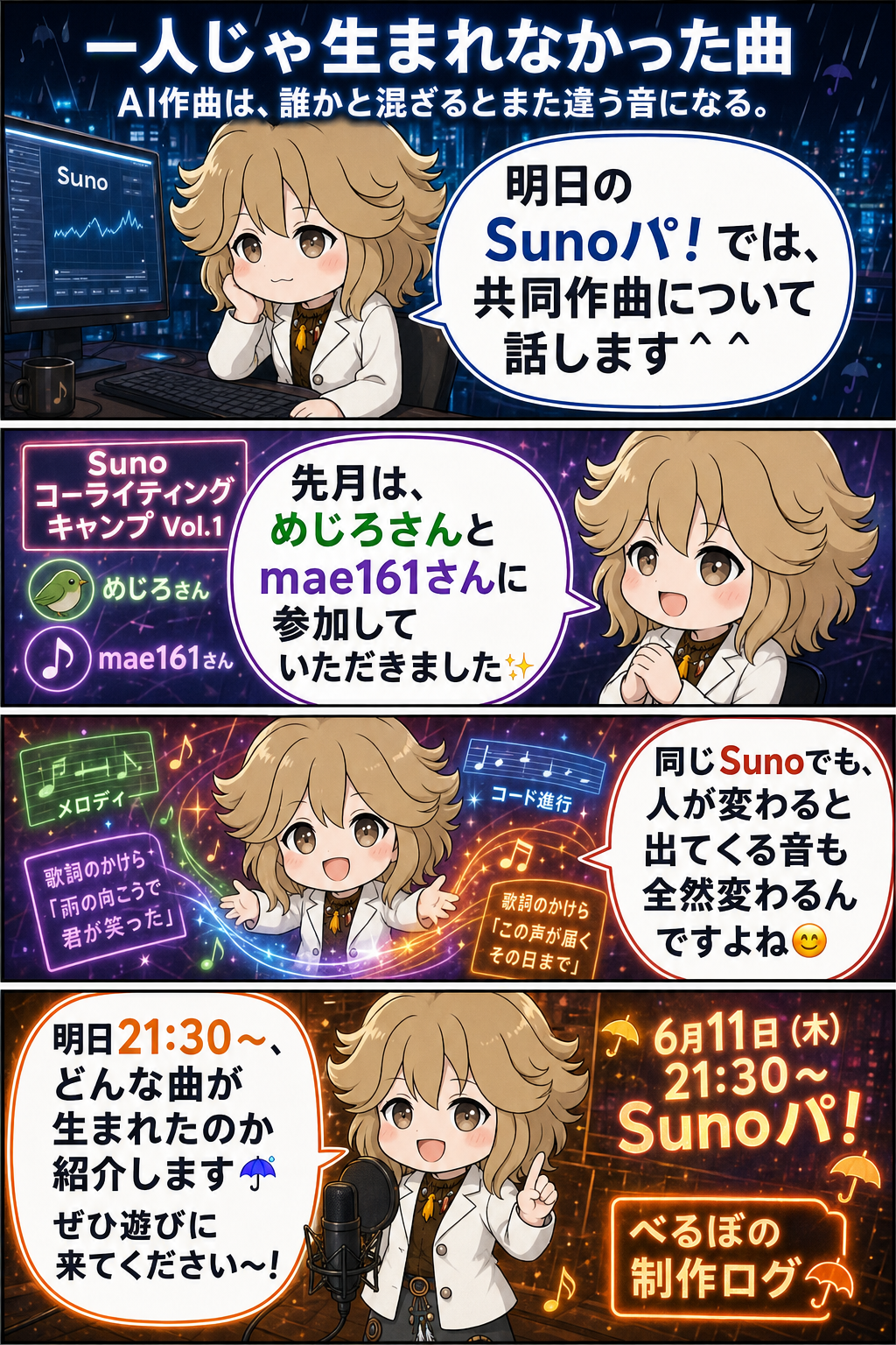 一人じゃ生まれなかった曲
