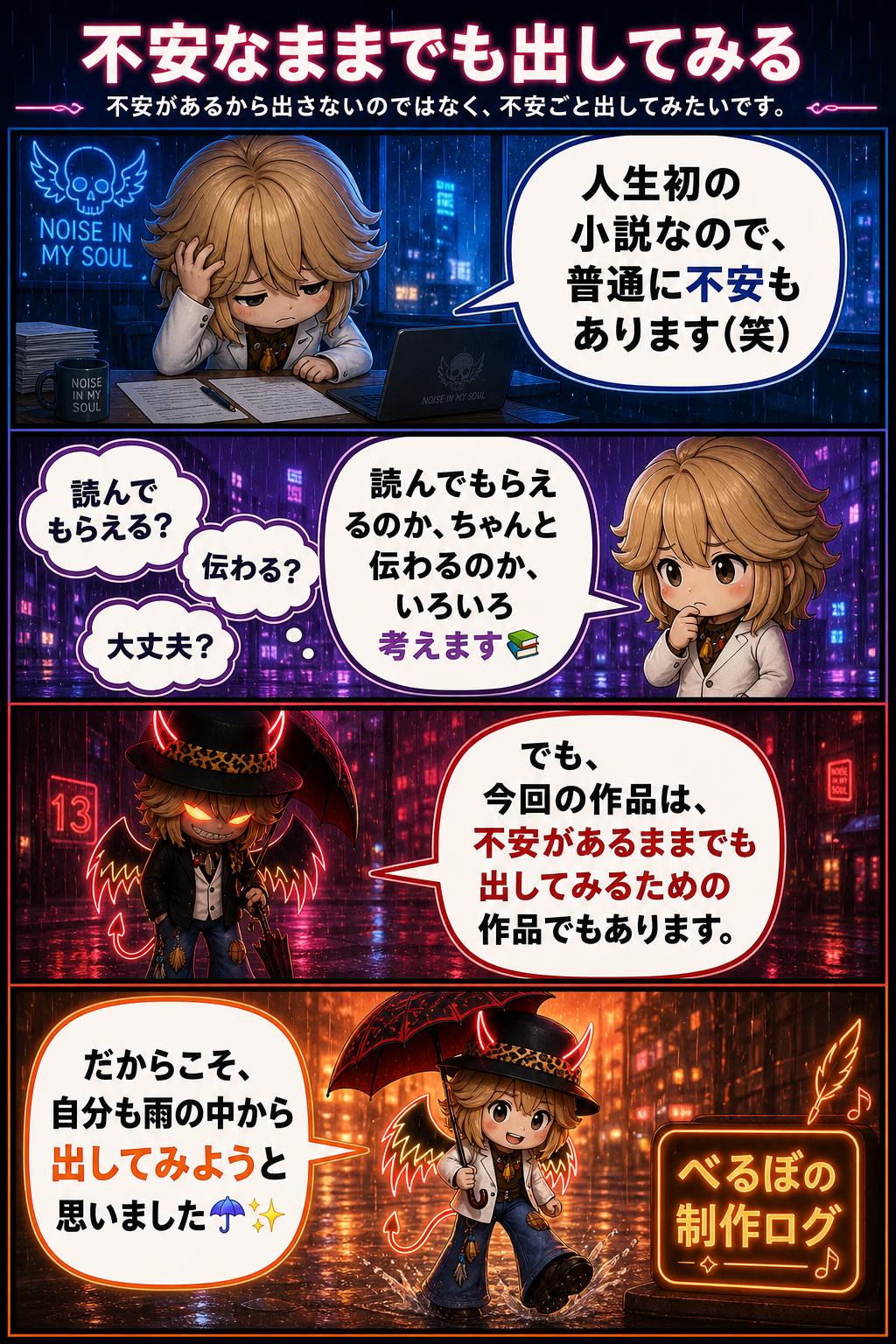 不安なままでも出してみる