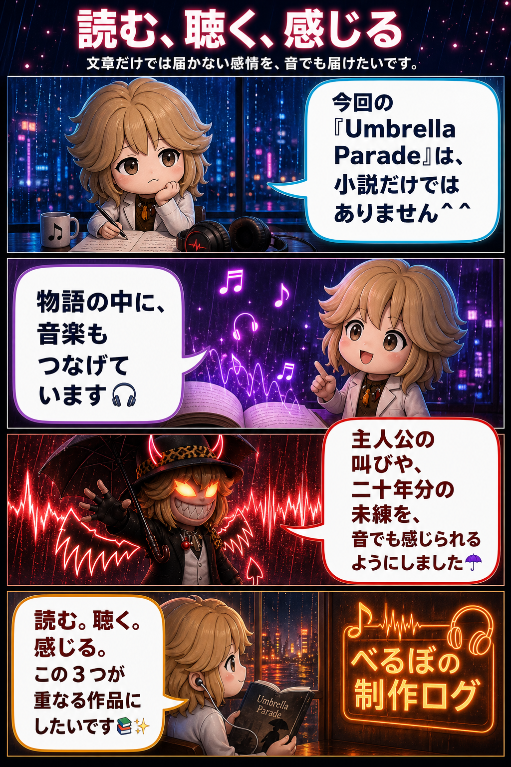 読む、聴く、感じる