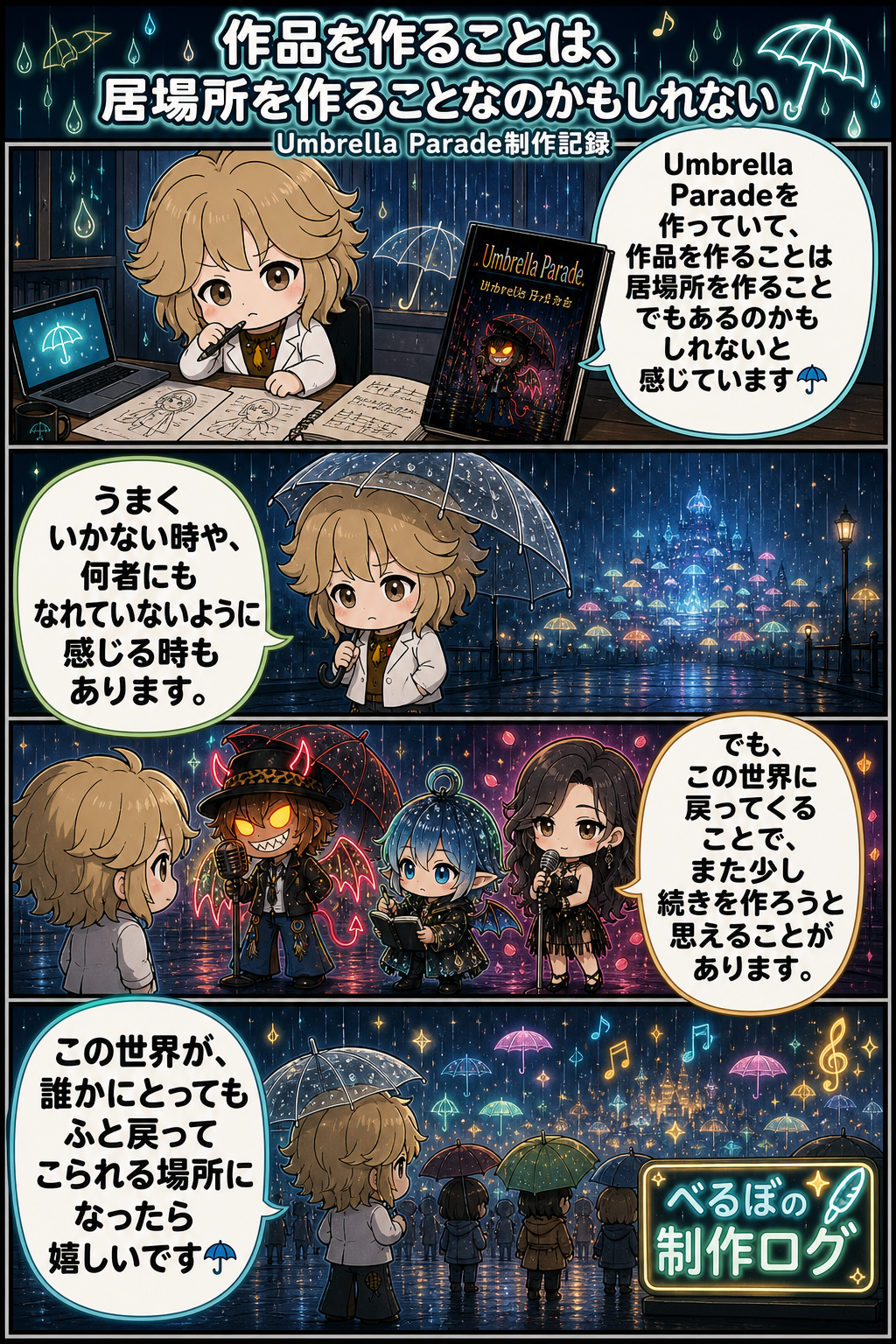 作品を作ることは、居場所を作ることなのかもしれない