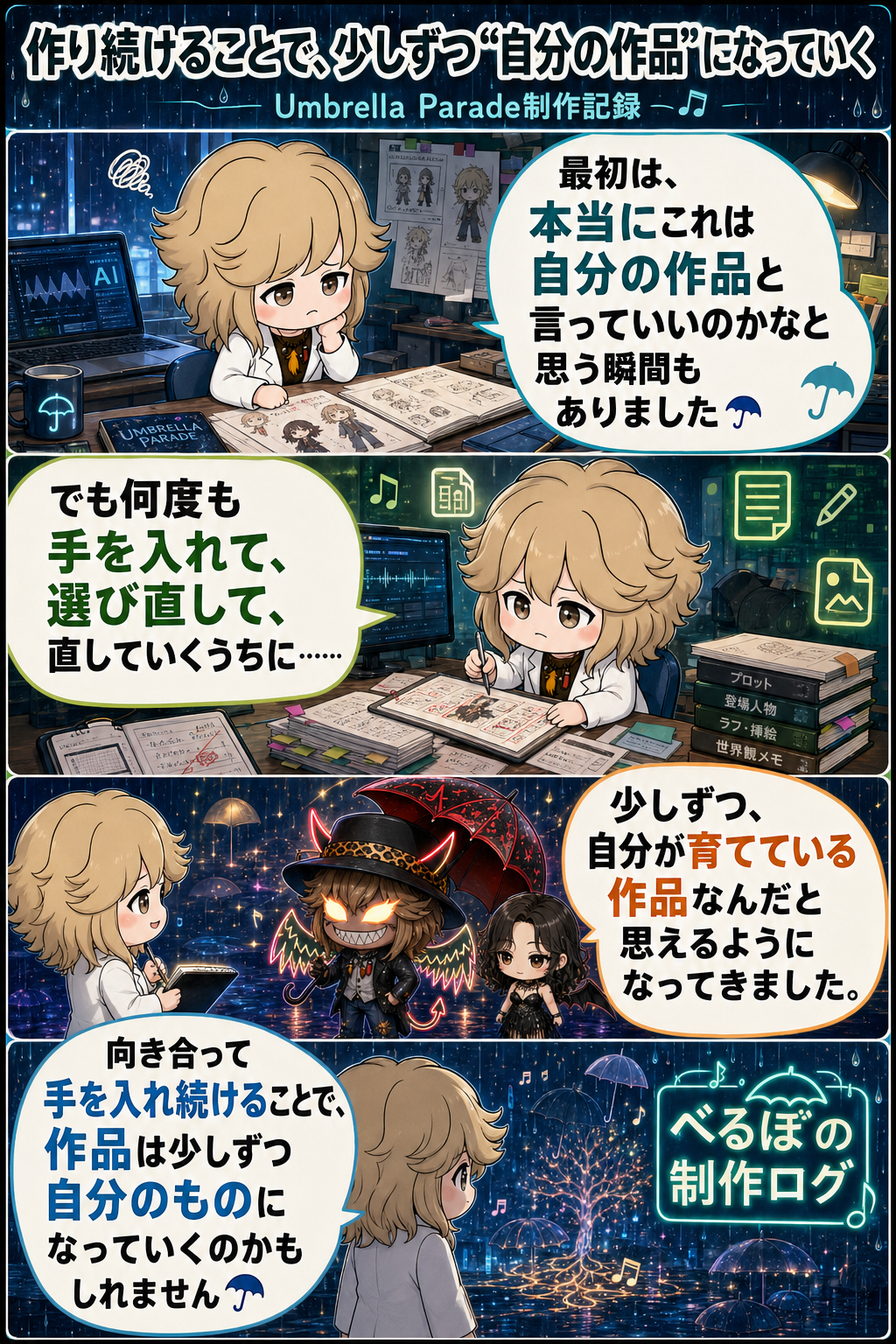 作り続けることで、少しずつ“自分の作品”になっていく