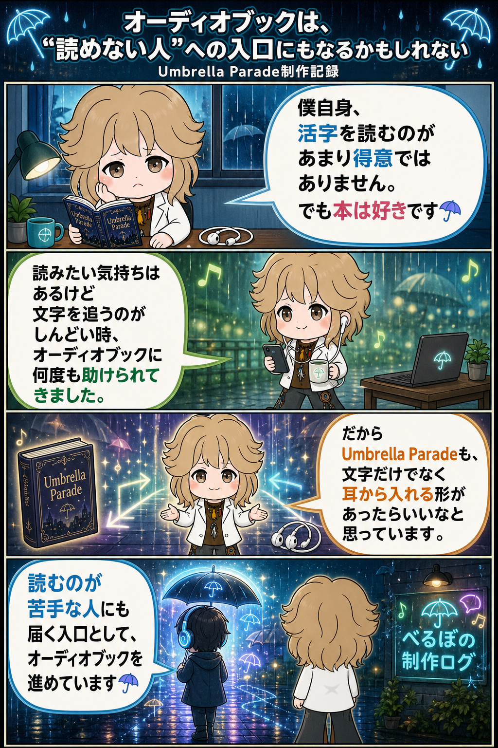 オーディオブックは、“読めない人”への入口にもなるかもしれない