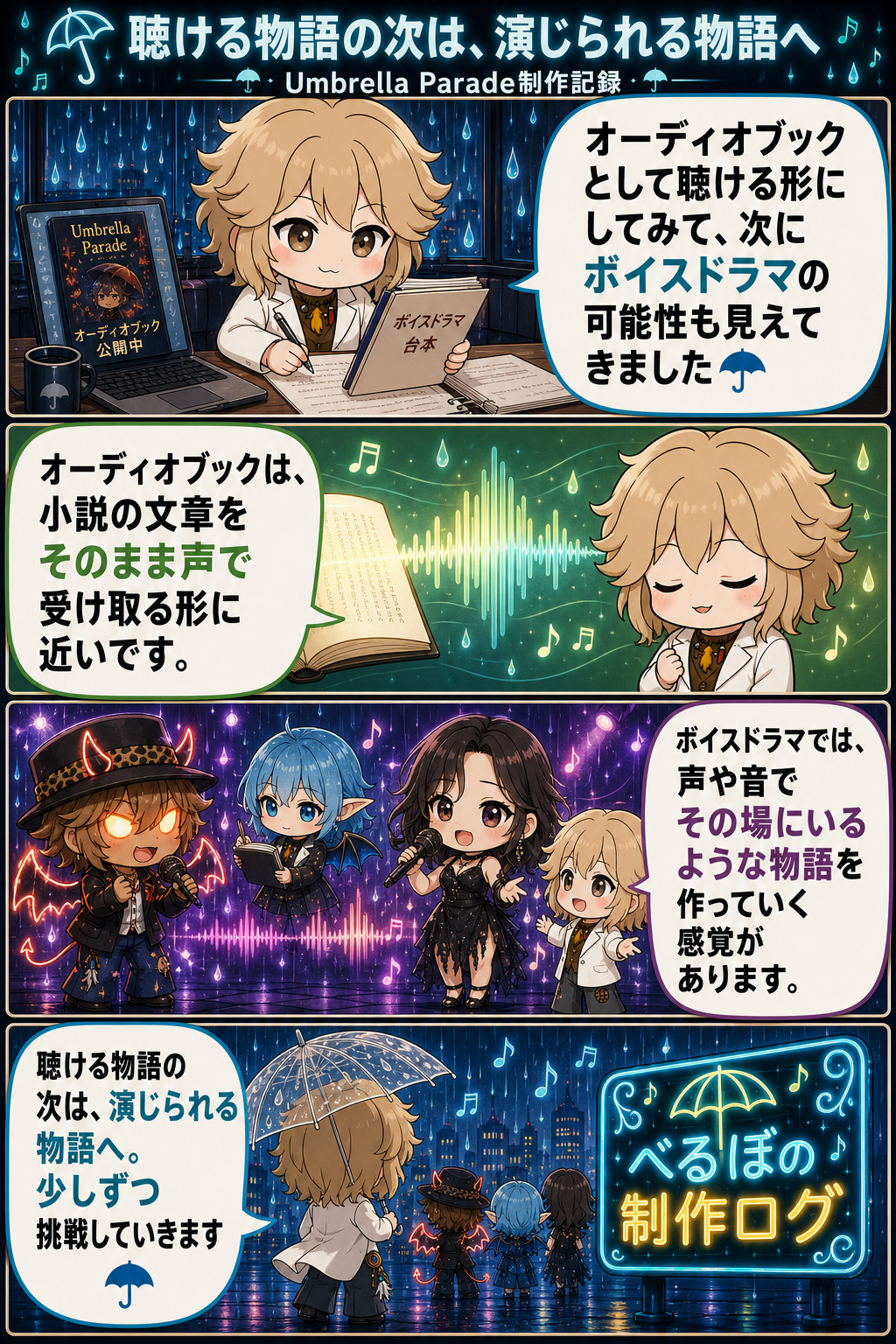 聴ける物語の次は、演じられる物語へ