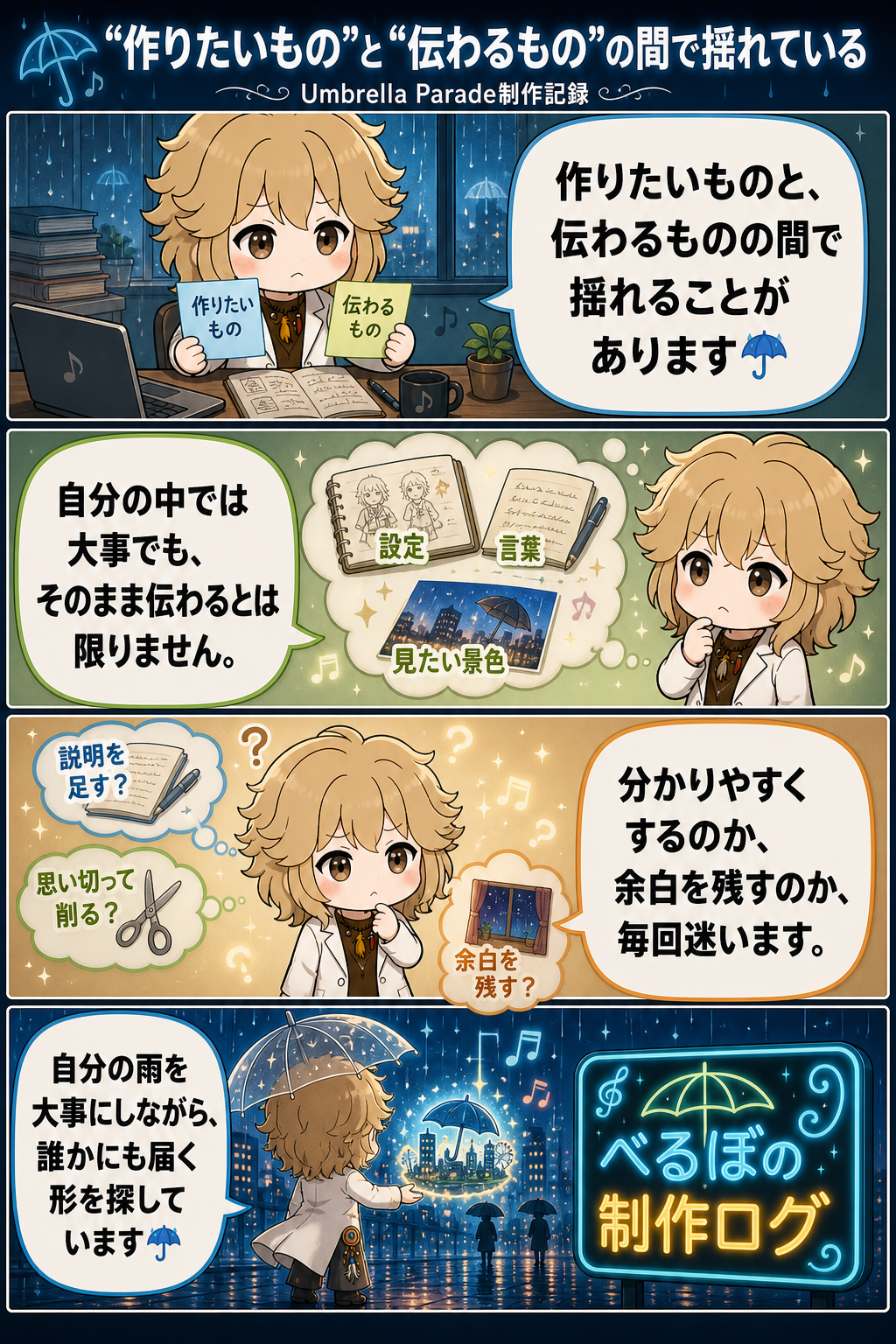 “作りたいもの”と“伝わるもの”の間で揺れている