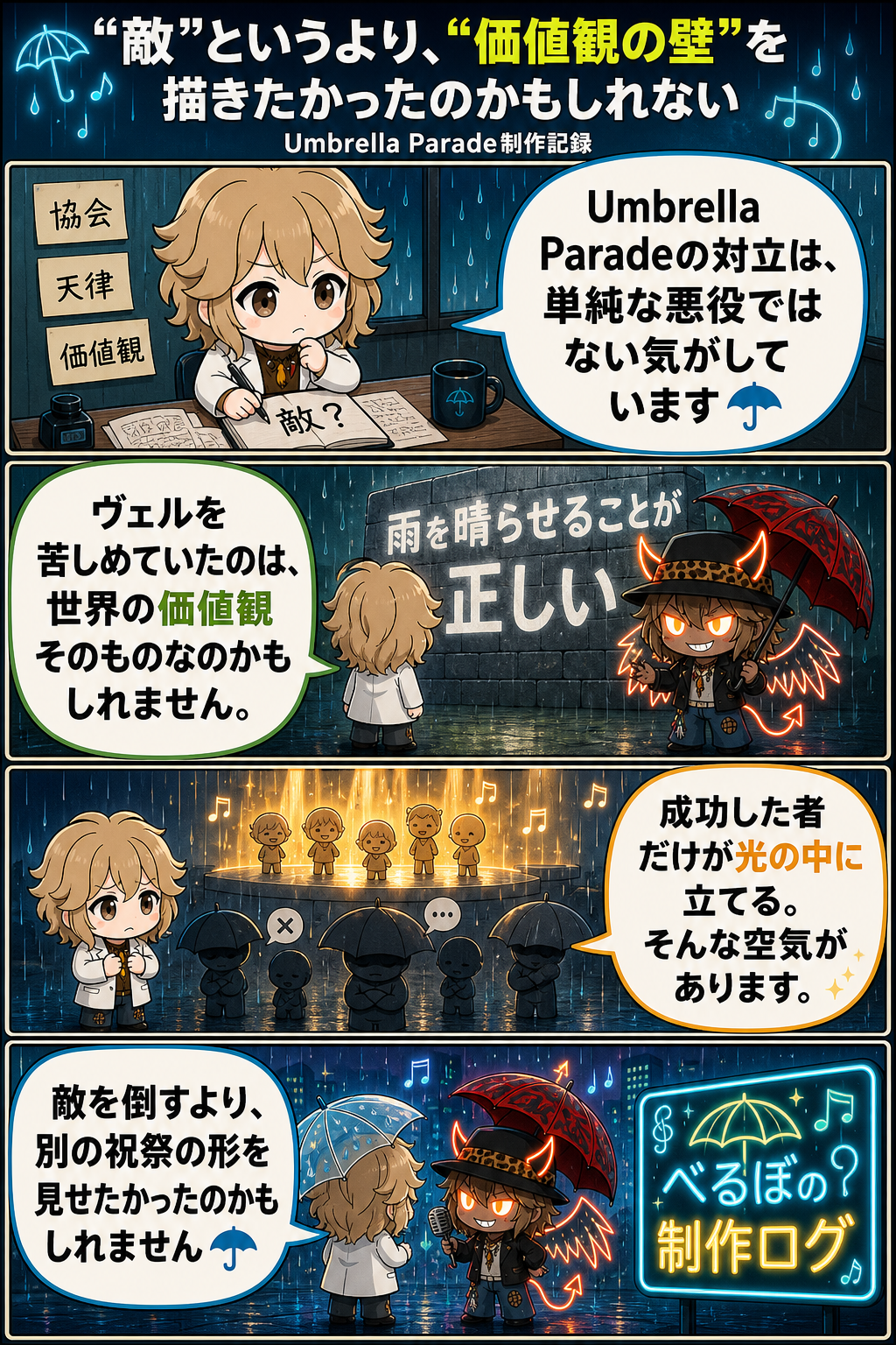 “敵”というより、“価値観の壁”を描きたかったのかもしれない